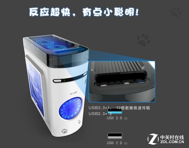 台北电脑展之萌物 大黑大白一起萌萌哒 