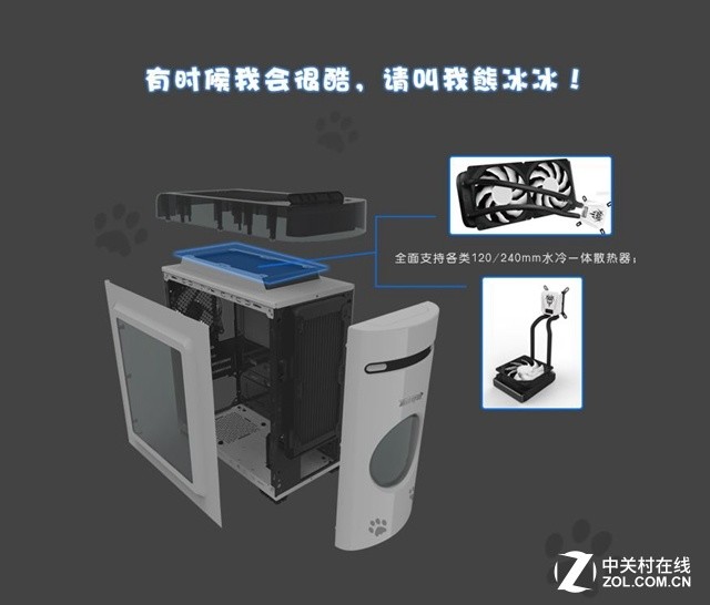 台北电脑展之萌物 大黑大白一起萌萌哒 